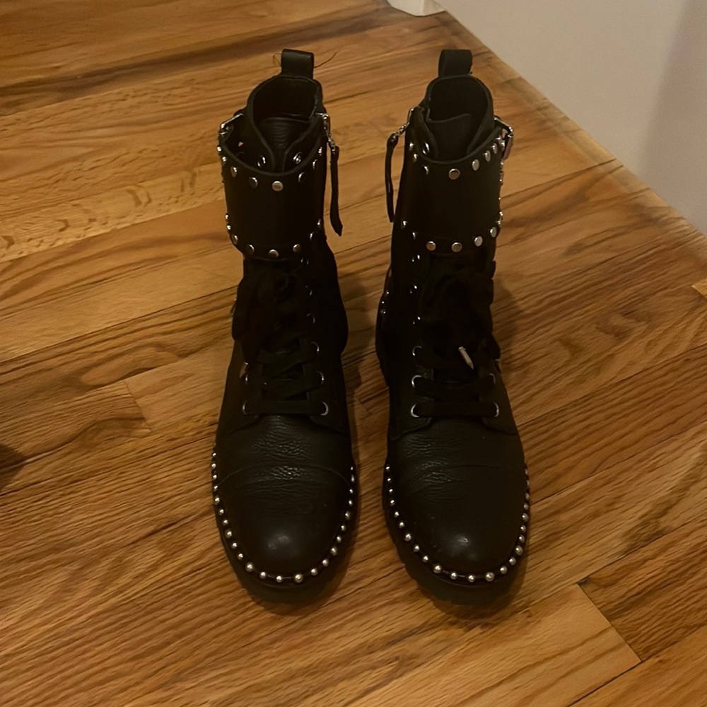 Studded Steve Madden Combat Boots